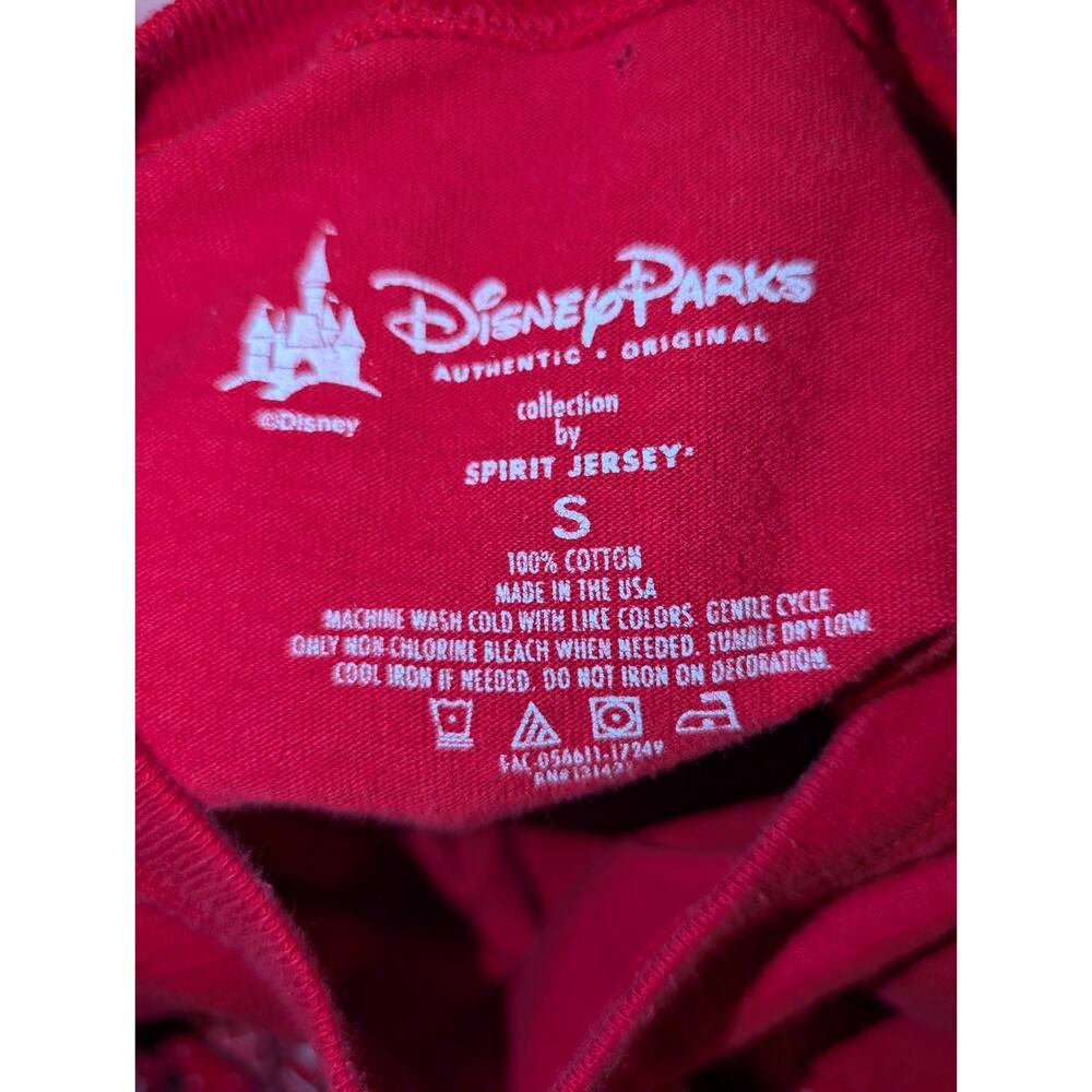 Disneyland Resort Christmas Spirit Jersey Small Red Holiday Sweater Shirt - Picture 9 of 9